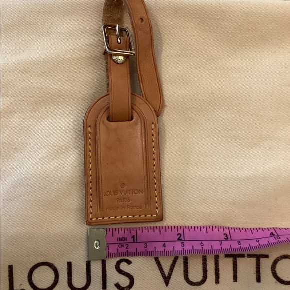 Authentic ❤️ LOUIS VUITTON small luggage tag 💫 - Picture 6 of 12